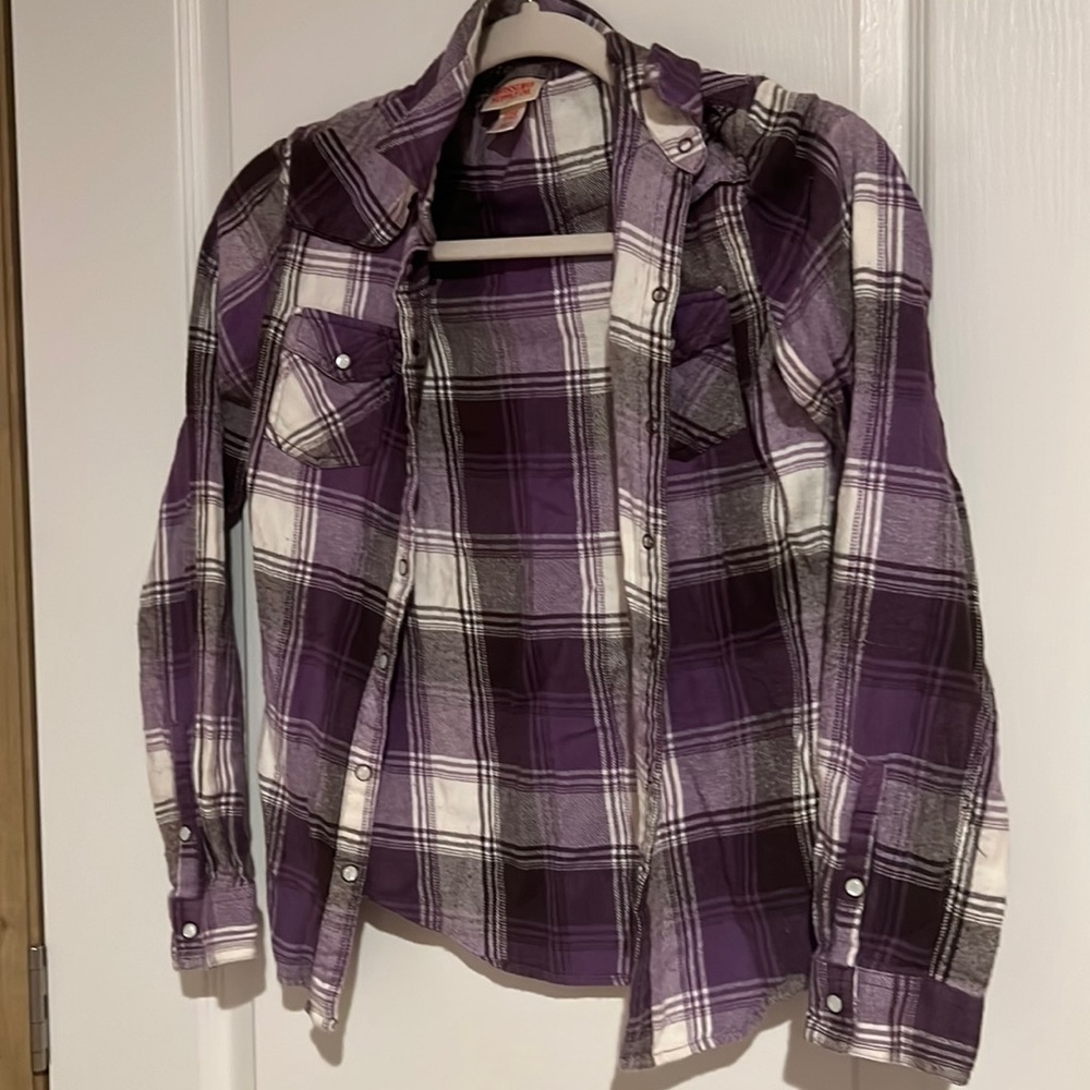 Flannel button up shirt